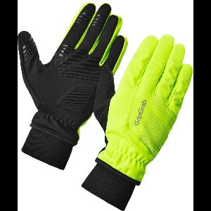 GripGrab RIDE 2 Windproof Winter Gloves Yellow Hi-Vis Maat L