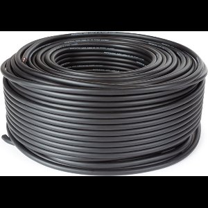 HQ-Power luidsprekerkabel, OFC, 2 x 2.50 mm², 100 m, zwart, voor perfecte geluidsoverdracht