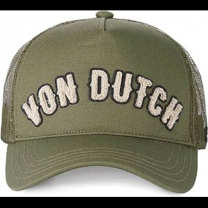 VonDutch Trucker cap with mesh Army Green