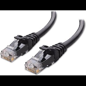 SAMTECH Ethernet kabel - Internetkabel - Netwerkkabel RJ45 - CAT6 internet - 1000Mbps - UTP - Patch - 1-meter - Zwart