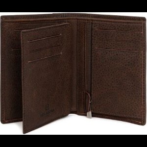 Hexagona Heren Portefeuille | Bruin | Maat: One Size