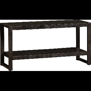 Mangohouten TV Meubel Britt Black 120 cm Mahom Industrieel - TV Meubel van Mangohout & Metaal - Industriële TV Meubel