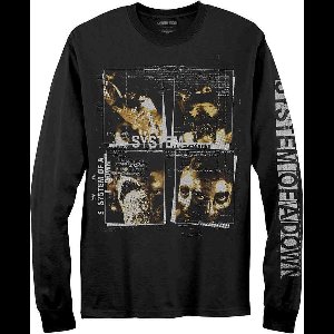 System Of A Down - Face Boxes Longsleeve shirt - S - Zwart