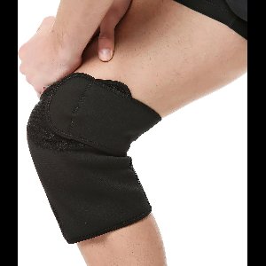 Fysic FHP-180R Warmtebandage knie rechts - Warmte pad voor de rechterknie - Zwart