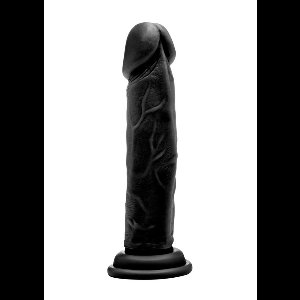 RealRock Realistische Dildo met Zuignap - 20cm - Zwart