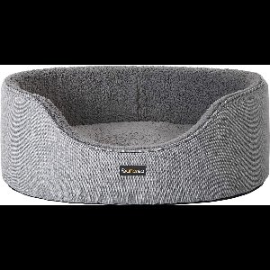 hondenmand, hondenmand, omkeerbaar kussen, 73 x 60 x 27 cm, grijs PGW31GG