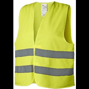 ProPlus Reflecterend veiligheidsvest - geel - one size - klittenbandsluiting