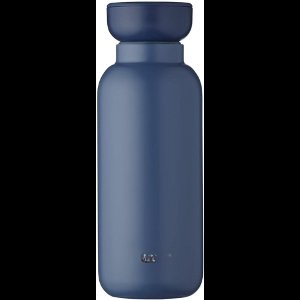 Isoleerfles Ellipse 350 ml – Thermosfles Voor Warme En Koude Dranken – Lekvrij En BPA-Vrij – RVS Drinkfles – Nordic Denim