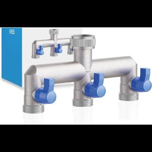 3-Weg Verdeler Van Messing Voor Gebruik In Huis En Tuin – 3-Weg Y-Verdeler Voor Een G 3-4 Inch Wateraansluiting