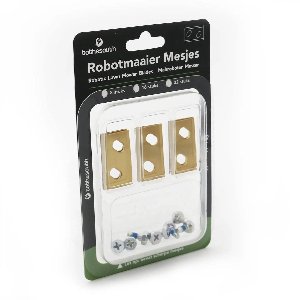 To the South® Robotmaaier Mesjes titanium geschikt voor Robomow RK2000 Pro - 32 stuks