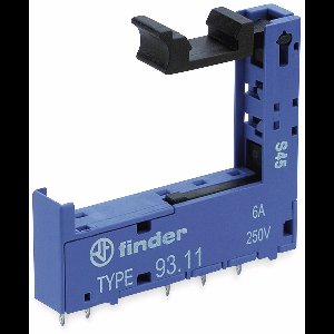 FINDER relaisvoet 93.11, printaansluiting, voor relais 34.51, 34.81