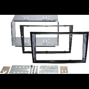 2-DIN Paneel geschikt voor Opel Antara/ Astra H/ Zafira B - Kleur: Charcoal-Metallic
