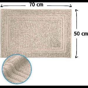 Famanu - Handdoek Dikte – Hotelkwaliteit – Zachte en Absorberende Douchemat – 50x70 cm – 100% Katoen – Beige