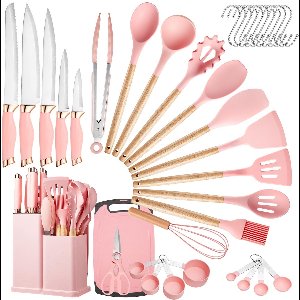 Azomor® Complete set van 37 siliconen kookgerei voor elke keukenklus