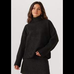 Notre-V Nv-gwenda Truien & vesten Dames - Sweater - Hoodie - Vest- Zwart - Maat L