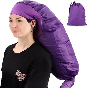 Droogkap - Haardroogkap - Haardroger Cap Helm - Eenvoudig en veelzijdig - Met opbergtas - Haardroger voor krullen - Haarstyling en Haarverzorgingstool - Paars - ANMI