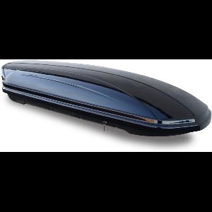 580 Liter Zwarte Dakkoffer met Imperiaal - Geschikt voor Mercedes GLC (Vanaf 2015)