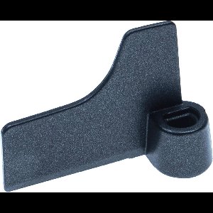 vhbw Dough Hook Replacement for 11669, ADD96E1601 for Bread Maker, Mixing Paddle, 6.5 x 5 cm, Aluminium Alloy, Black