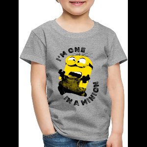 Minions I'm One In A Minion Premium T Shirt Kinderen