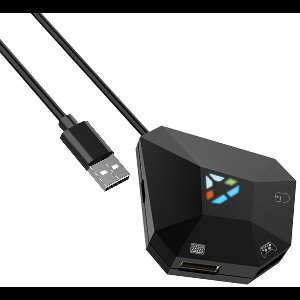 Ynkkvre - Adapter - Toetsenbord en muisconverter - Maus - und Tastaturkonverter - Toetsenbordadapter - Plug-and-play installatie - Geen inputvertraging - Breed platformcompatibiliteit - Aanpasbare toetsenmuisconfiguratie