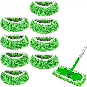 Cosensi - Herbruikbare Sweeper Mop Doeken 8 stuks voor Nat en Droog Dweilen - Vloerreiniging van Harde en Houten Vloeren