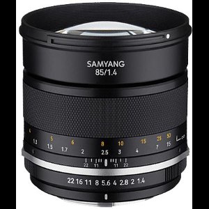 SAMYANG 85mm f/1.4 MF MK2 Objektiv, kompatibel mit Sony FE