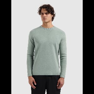 Pure Path Heavy Knit Sweater Army Green (25030811 - 10)