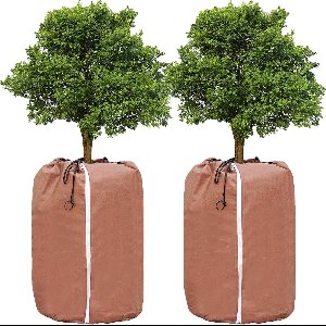 Stunq® Winterbescherming voor Plantenpotten met Rits en Trekkoord, Set van 2, 60 x 90 cm Grootte