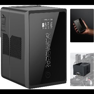 NEEWER V Mount-accu PS150E, 10350 mAh 150 Wh 14,54 V V Lock-accu met 100 W PD-snelladen, met D Tap/USB C/USB A/BP/dubbele DC-aansluitingen/OLED-scherm voor camera, camcorder, monitor, videolamp