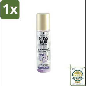 1 x Gliss-Kur - Anti-Klit Spray - Winter Repair - Makkelijke Kambaarheid - 200 ml- Anti-klit Spray - Winter Repair - Makkelijke Kambaarheid - Beschadigd Haar - Keratine