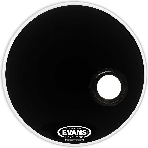Evans BD18REMAD 18", zwart, bas Drum Reso - Bass drumvel