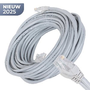 Golermo Internetkabel CAT6 – 15 Meter – RJ45 Netwerkkabel – Hoge Snelheid – Voor Router, Modem, PC, Laptop, Switch en Meer