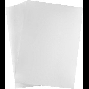 50 vel overheadtransparanten - A4 OHP-transparanten - Overheadtransparanten voor laserprinters en inkjetprinters (0,12mm dik)