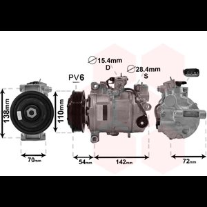 Van Wezel - AIRCO COMPRESSOR VOOR BMW 1 F20/F21 2011-2015 64529222308