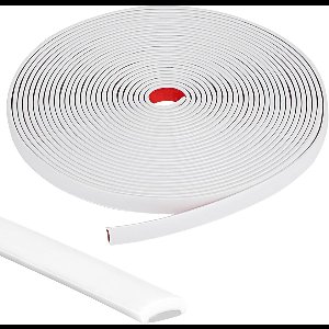 LALAGO 10 m Flexible Decorative Moulding Self-Adhesive White Decorative Moulding Stucco 3D Decorative Wall Strips Peel and Stick Ceiling Strips Corner Strip for DIY Floor, Tile Edges and