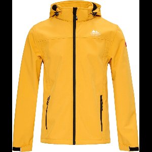 Nordberg Eldgrim - Softshell Outdoor Zomerjas Heren - Geel - Maat L