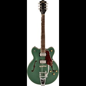 Gretsch G2622T Streamliner Center Block Double-Cut with Bigsby Steel Olive - Semi-akoestische gitaar