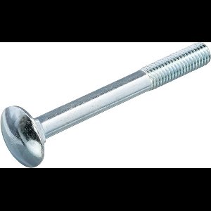 Slotbout - M6 x 110 mm - DIN603/555 - Verzinkt (100 stuks)