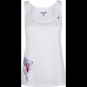 Dames tanktop loap almia wit m