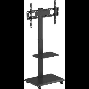 VDD Gaming - TV standaard verrijdbaar - Tv voet universeel - Tv standaard voet - Tv statief - Tv standaard op wielen - Tv vloerstandaard - Monitor standaard - Televisie standaard - Draaibaar, Verrijdbaar & In hoogte instelbaar - Voor 37 tot 75 inch