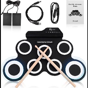 Luxe Drumstel - Inclusief Drumstokken En Oordopjes - Drumstel voor kinderen - Drumpad - Drumstel Elektronisch - Kinder Drumstel