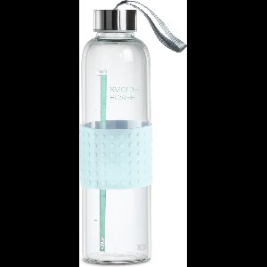 Xavax Glazen fles, 500ml, met markering, lus, voor koolzuur en wam/koud