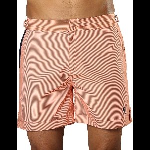 Korte Broek en Zwembroek Heren Sanwin - Oranje Tampa Stripes - Maat 30 - XS