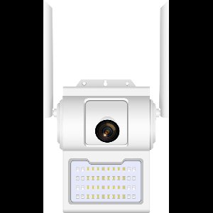 Xd Xtreme - Camera met sensorverlichting - wit - floodlight - Full HD - Wifi - 160 graden kijkhoek - voor buiten - IP66