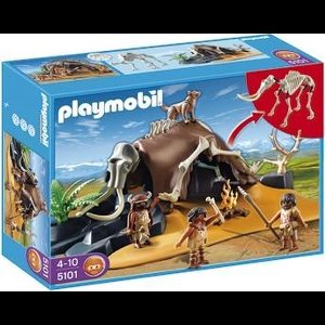 Playmobil Mamoetskelet Met Jagers - 5101