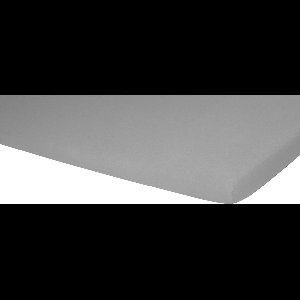 Polydaun - Hoeslaken - Splittopper - Jersey -  140/160 x 200/220 cm lichtgrijs