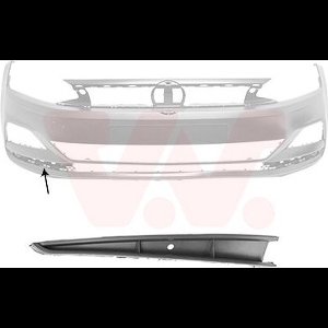 VanWezel 5751596 - Grille prise d'air inférieure droite pour Volkswagen Polo de 10/2017 à maintenant