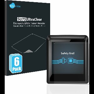 Savvies - Screenprotector voor Bosch Intuvia 100 - Folie Beschermfolie transparant 6 Stuks