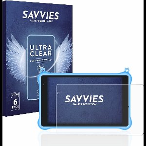 Savvies - Screenprotector voor Blackview Tab 5 Kids - Folie Beschermfolie transparant 6 Stuks