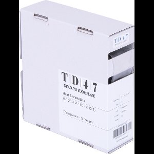 TD47 Krimpkous Box H-1 25.4Ø / 12.7Ø 5m - Transparant